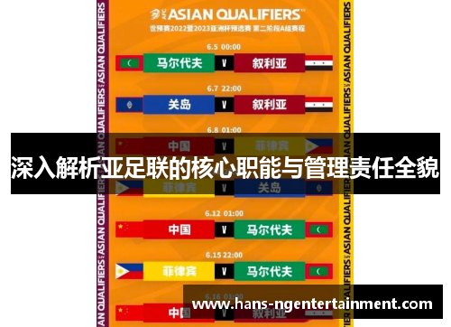 深入解析亚足联的核心职能与管理责任全貌