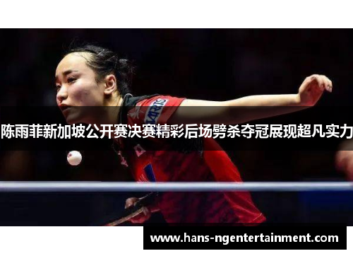 陈雨菲新加坡公开赛决赛精彩后场劈杀夺冠展现超凡实力 陈雨菲新加坡公开赛决赛精彩后场劈杀夺冠展现超凡实力